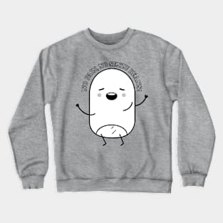 Train like an anime character: No Pain, No Senzu Beans! Crewneck Sweatshirt